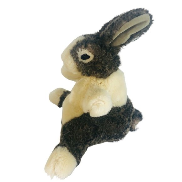 Folkmanis Baby Dutch Rabbit Hand Puppet Full Body Plush 10” Bunny Toy Animal - Picture 5 of 11